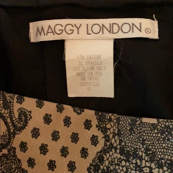 Maggie London Pencil skirt with black detailing - Picture 7 of 9